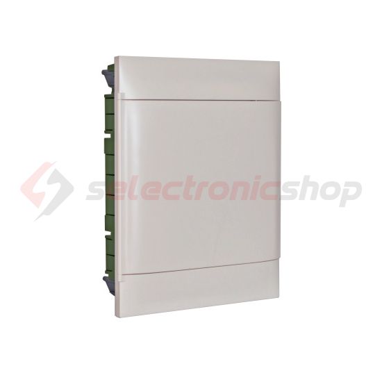 Kiselosztó PE/N-sín 90A műanyag 2x 12M üreges falba fehér IP40 ajtó PractiboxS LEGRAND - 135162