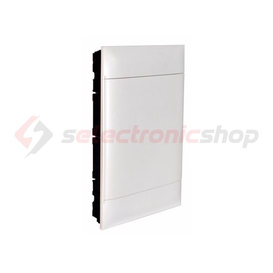 Kiselosztó PE/N-sín 90A műanyag 3x 18M süllyesztett fehér IP40 ajtó PractiboxS LEGRAND - 137148