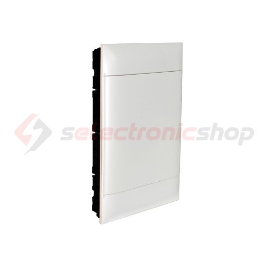 Kiselosztó PE/N-sín 90A műanyag 3x 18M üreges falba fehér IP40 ajtó PractiboxS LEGRAND - 137168