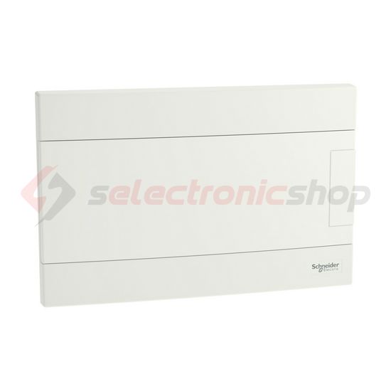 Kiselosztó PE/N-sínnel 1x 12M süllyesztett fehér IP40 teli ajtó EASY9 EU Schneider - EZ9EUB112