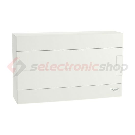 Kiselosztó PE/N-sínnel 1x 18M falonkívüli fehér IP40 teli ajtó EASY9 EU Schneider - EZ9EUD118