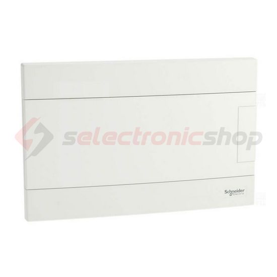 Kiselosztó PE/N-sínnel 1x 18M süllyesztett fehér IP40 teli ajtó EASY9 EU Schneider - EZ9EUB118