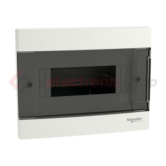 Kiselosztó PE/N-sínnel 1x 8M süllyesztett fehér IP40 átlátszó teli ajtó EASY9 EU Schneider - EZ9EUA108