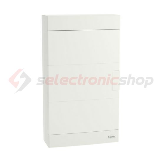 Kiselosztó PE/N-sínnel 3x 12M falonkívüli fehér IP40 teli ajtó EASY9 EU Schneider - EZ9EUD312