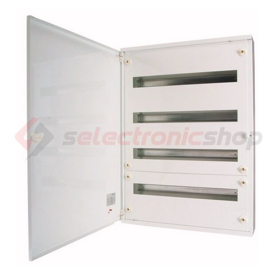 Kiselosztó PE/N-sínnel acél 2x 24M falonkívüli fehér IP30 teli ajtó BF-O-2/48-C EATON - 113685