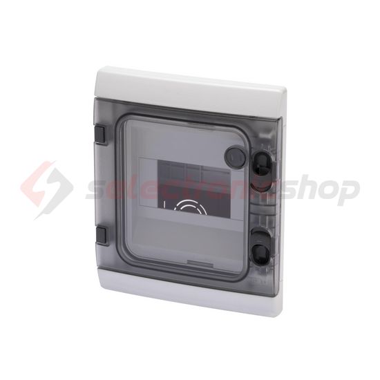 Kiselosztó SÜLLY. átl. ajtó 1 soros 6M PE/N sín nélkül IP55 40CDi GEWISS - GW48681