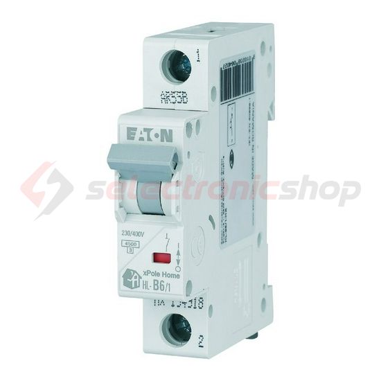 Kismegszakító 1P 16A C-jelleg 230V AC 4.5kA/60898 1M HL-C16/1 xPole Home EATON - 194731