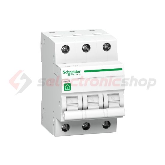 Kismegszakító 3P 13A C-jelleg 400V AC Resi9 F Schneider - R9F14313