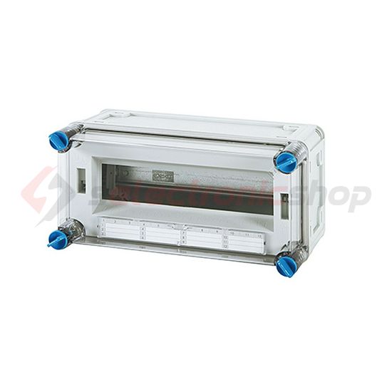 Kismegszakítós szekrény 12modul IP65 1-kalapsín 12-modulhely 150mm 300mm 170mm x Mi 1112-U Hensel - 1091630