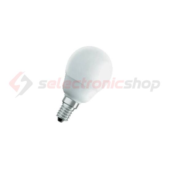 Kompakt fénycső E14 5W- kisgömb 220-240V 210lm 2500K 10000h A-en.o. DuluxStarMiniBullet LEDVANCE - 4008321956248