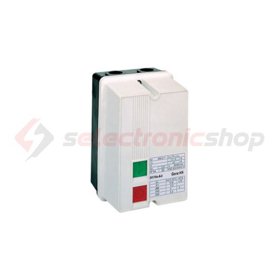Komplett motorindító tokozott direkt 11-16,5A-hő 7.5kW/400VAC-3 380-400V50Hz DTMn-K11 Ganz KK - 441-0112-450