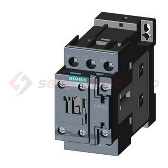 Kontaktor (mágnesk) 11kW/400VAC-3 3Z 24VDC 1z 1ny csavaros 40A/AC-1/400V SIRIUS SIEMENS - 3RT2026-1BB40