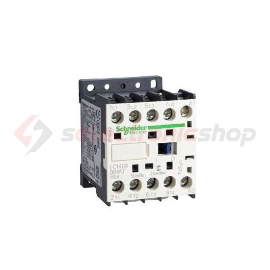 Kontaktor (mágnesk) 2-Z 2-Ny 220-230VAC csavaros 20A/AC-1/400V TeSys LC1-K Schneider - LC1K09008M7