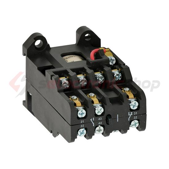 Kontaktor (mágnesk) 4.5kW/400VAC-3 3Z 110V50Hz 2z 2ny csavaros DIL00-52(D) Ganz KK - 200-3806-030-DL