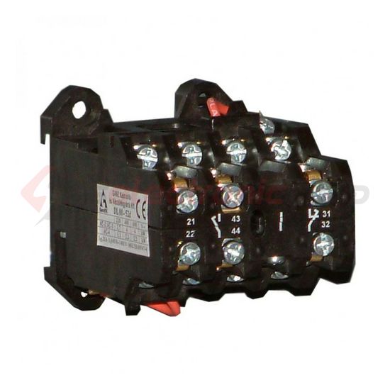 Kontaktor (mágnesk) 4.5kW/400VAC-3 3Z 230V50Hz 2z 2ny csavaros DIL00-52(D) Ganz KK - 200-3806-650-DL