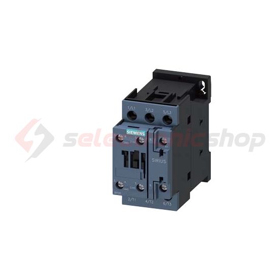 Kontaktor (mágnesk) 4kW/400VAC-3 3Z 24V50Hz 1z 1ny csavaros 40A/AC-1/400V SIRIUS SIEMENS - 3RT2023-1AB00