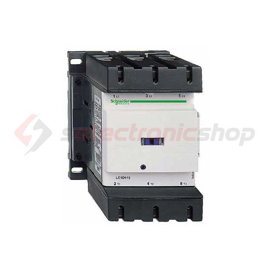 Kontaktor (mágnesk) 75kW/400VAC-3 3-Z 230VAC 1-z 1-ny csavaros TeSys LC1-D Schneider - LC1D150P7