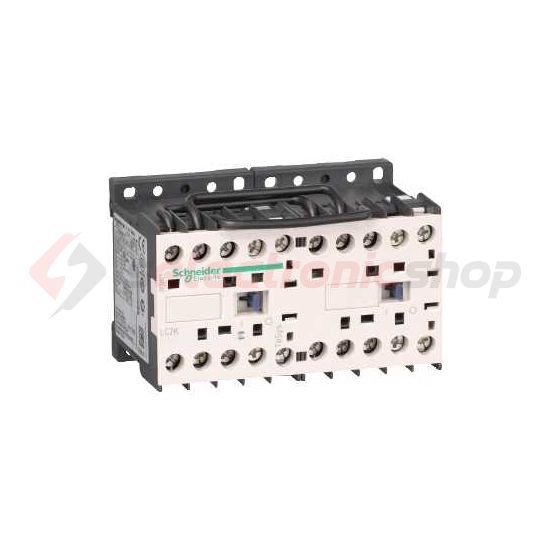 Kontaktorkombináció (mágnesk) irányváltó 2.2kW/400VAC-3 220-230VAC csavaros TeSys LC2-K Schneider - LC2K0610M7