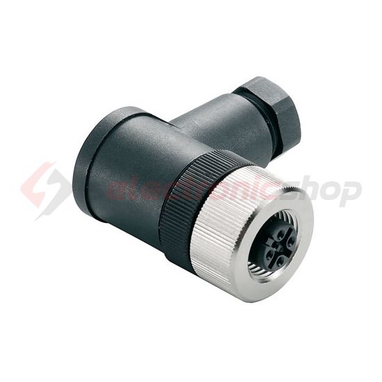 Köralakú ipari csatlakozó anya lengő M12-aljzat 4 hüvely SAIBW-4/7 Weidmüller - 9457700000