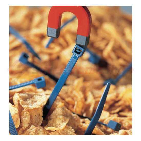 Kötegelő detektálható 202mm x 4.6mm kék műanyag fémpigmentekkel MCT50R Hellermann Tyton - 111-00830