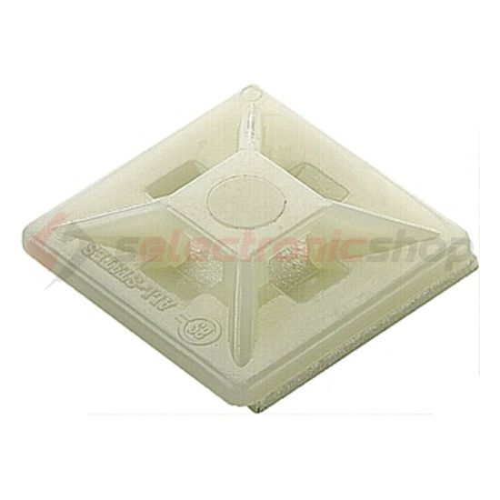 Kötegelő talp öntapadós+csavarozható 4oldalt fűzhető  CBH 19/19 NATUR Weidmüller - 1289200000