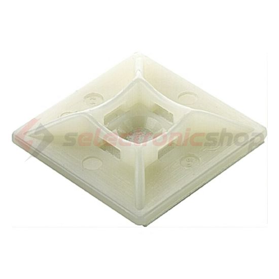 Kötegelő talp öntapadós+csavarozható 4oldalt fűzhető  CBH 27/27 NATUR Weidmüller - 1289400000