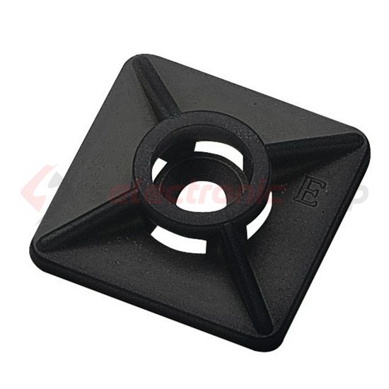 Kötegelő talp öntapadós+csavarozható 4oldalt fűzhető  CBH 27/27 SW Weidmüller - 1697960000