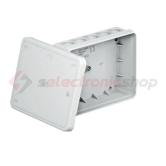 Kötődoboz falonkívüli műanyag 100mm x 125mm 40mm szürke IP55 A 18 OBO-BETTERMANN - 2000410
