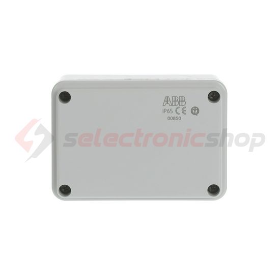 Kötődoboz falonkívüli műanyag 105mm x 70mm 50mm szürke teli fedél-fedél IP55 System Pro E ABB - M008500000