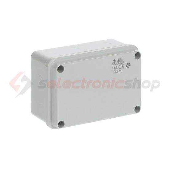 Kötődoboz falonkívüli műanyag 105mm x 70mm 50mm szürke teli fedél-fedél IP55 System Pro E ABB - M008500000
