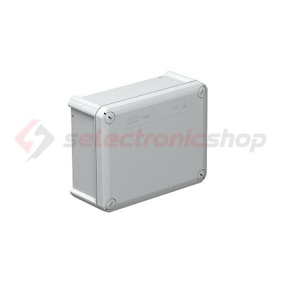 Kötődoboz falonkívüli műanyag 150mm x 190mm 77mm szürke IP66 T 160 OE OBO-BETTERMANN - 2007271