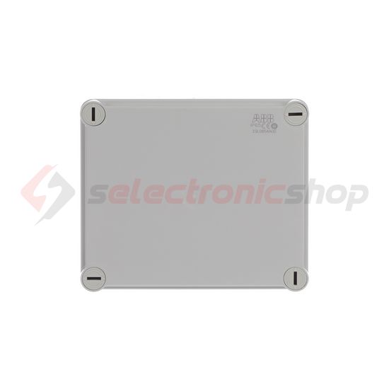 Kötődoboz falonkívüli műanyag 160mm x 135mm 77mm szürke teli fedél-fedél IP55 System Pro E ABB - 1SL0854A00