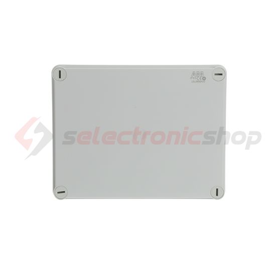 Kötődoboz falonkívüli műanyag 220mm x 170mm 80mm szürke teli fedél-fedél IP55 System Pro E ABB - 1SL0856A00
