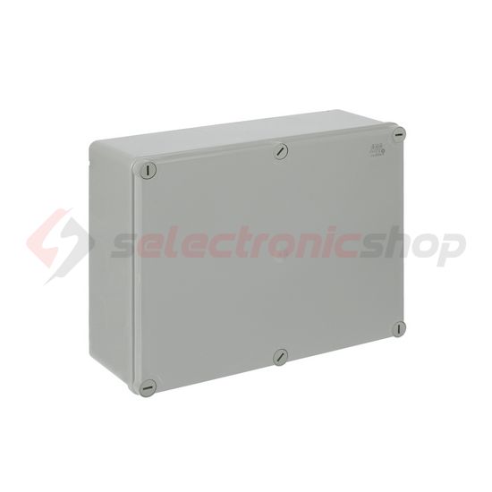 Kötődoboz falonkívüli műanyag 310mm x 240mm 110mm szürke teli fedél-fedél IP55 System Pro E ABB - 1SL0858A00