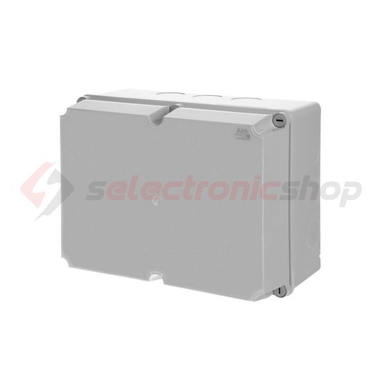 Kötődoboz falonkívüli műanyag 310mm x 240mm 160mm szürke teli fedél-fedél IP55 System Pro E ABB - 1SL0864A00