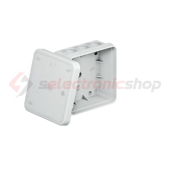 Kötődoboz falonkívüli műanyag 85mm x 85mm 40mm szürke IP55 A 11 OBO-BETTERMANN - 2000342