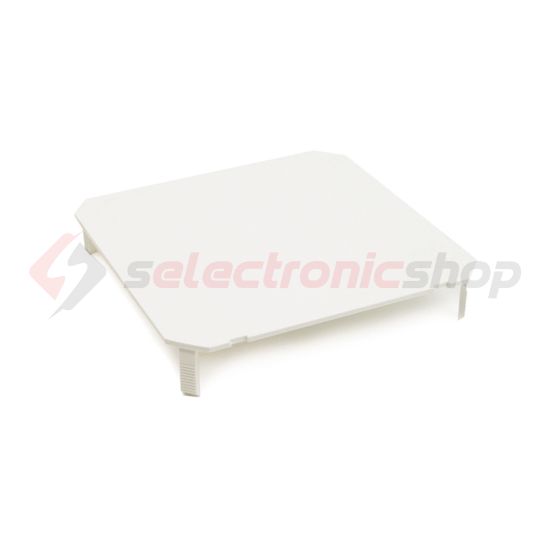 Kötődoboz fedél (MÜDK) négyzetes csavaros fehér műanyag 100mm x 100mm AK/TD 100 Dietzel - 000748