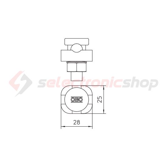 KS-összekötő összekötő merítetten horganyzott acél 5001 DIN-FT OBO-BETTERMANN - 5304105