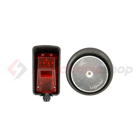 Kültéri infrasorompó prizmás 10m 10–24VAC/12-36VDC NO/NC IP67 PXBEAM BENINCA