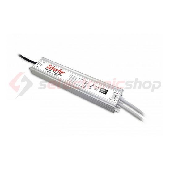 LED előtét állandó áramú 150W 24V 6250mA fém tokozás-ház IP67 Scharfer - SCH-150-24