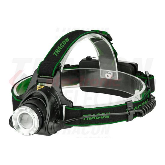 LED fejlámpa 5W tölthető Li-ion 1,5Ah 500lm fókuszállítós műanyag 1x TRACON - HL500B