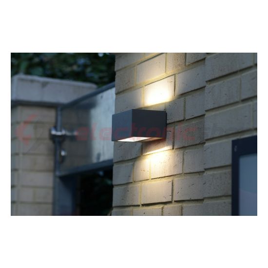 LED homlokzatvilágító fel/le falonkívüli 1x 10,5W 220-240V AC 700lm 4000K IP54 GEMINI LUTEC - 5189102118