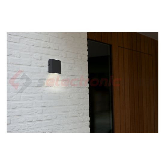 LED homlokzatvilágító le falonkívüli 1x 9,5W 220-240V AC 750lm 4000K IP54 GEMINI XF LUTEC - 5104001118