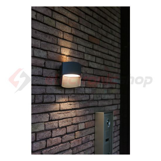 LED kültéri fali lámpatest falonkívüli 1x 11W 220-240V AC 500lm 3000K IP54 LOTUS LUTEC - 5193201118