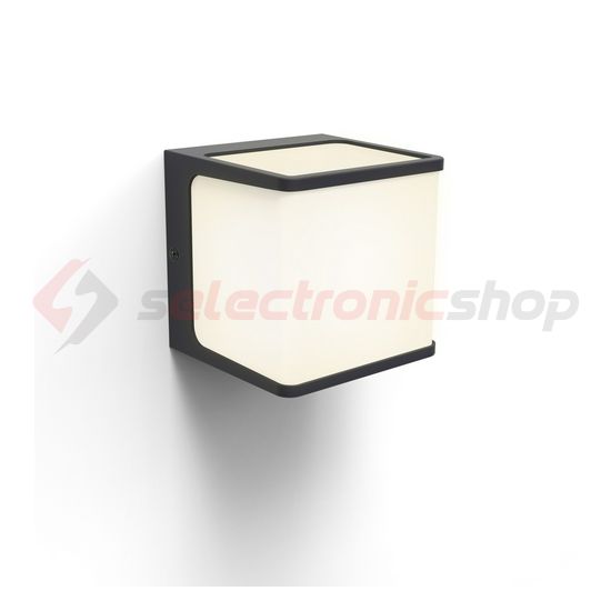 LED kültéri fali lámpatest falonkívüli 1x 14,5W 220-240V AC 11010lm 3000K IP54 DOBLO LUTEC - 5197002125