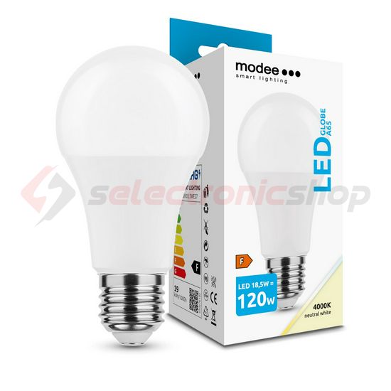 LED lámpa A60 körte A 18,5W- 120W E27 1900lm 840 220-240V AC 25000h 270° 4000K Modee - ML-G4000K18,5WE27