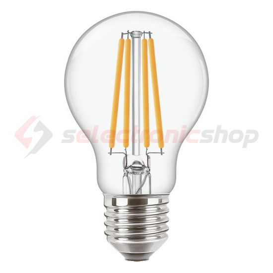 LED lámpa A60 körte A filament 10,5W- 100W E27 1521lm 827 220-240V AC CorePro LEDbulb Philips - 929002026192