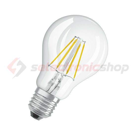 LED lámpa A60 körte A filament 4W- 40W E27 470lm 827 220-240V AC 10000h 300° LVCLA40 LEDVANCE - 4058075439856