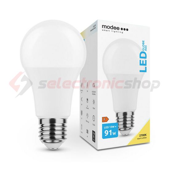 LED lámpa A65 körte A 13W- 91W E27 1350lm 827 220-240V AC 25000h 270° 2700K Modee - ML-G2700K13WE27