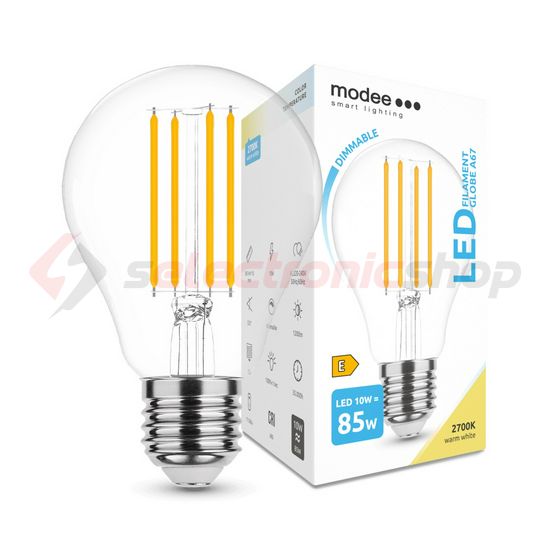 LED lámpa A67 DIM körte A filament 10W- 90W E27 1350lm 827 DIM 220-240V AC 35000h 360° Modee - ML-A67F2700K10WE27D
